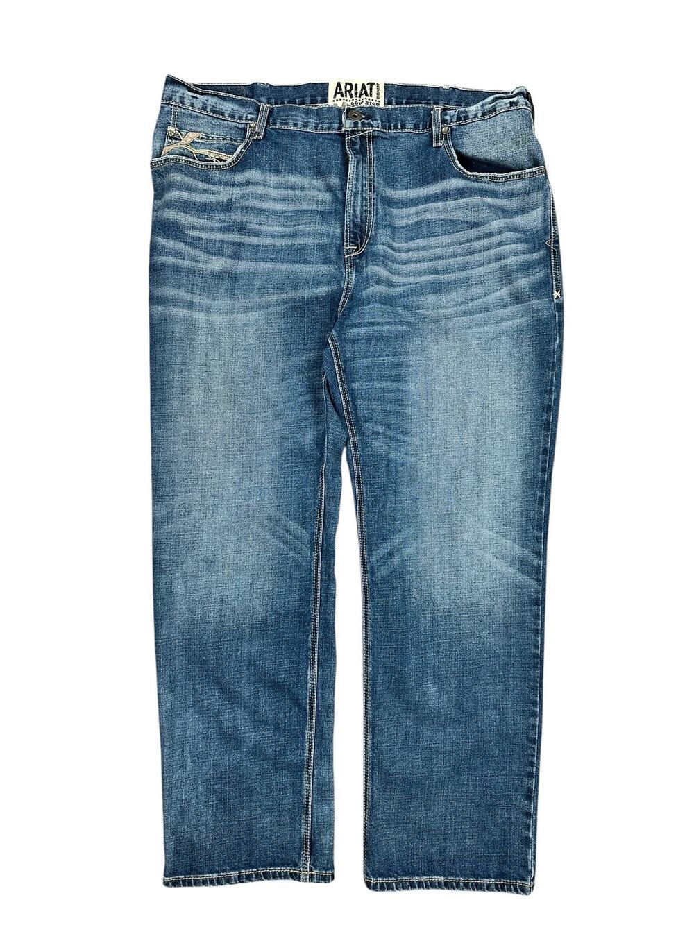 Ariat Ledge M4 Low Rise Bootcut Jeans Blue — Size 44x32